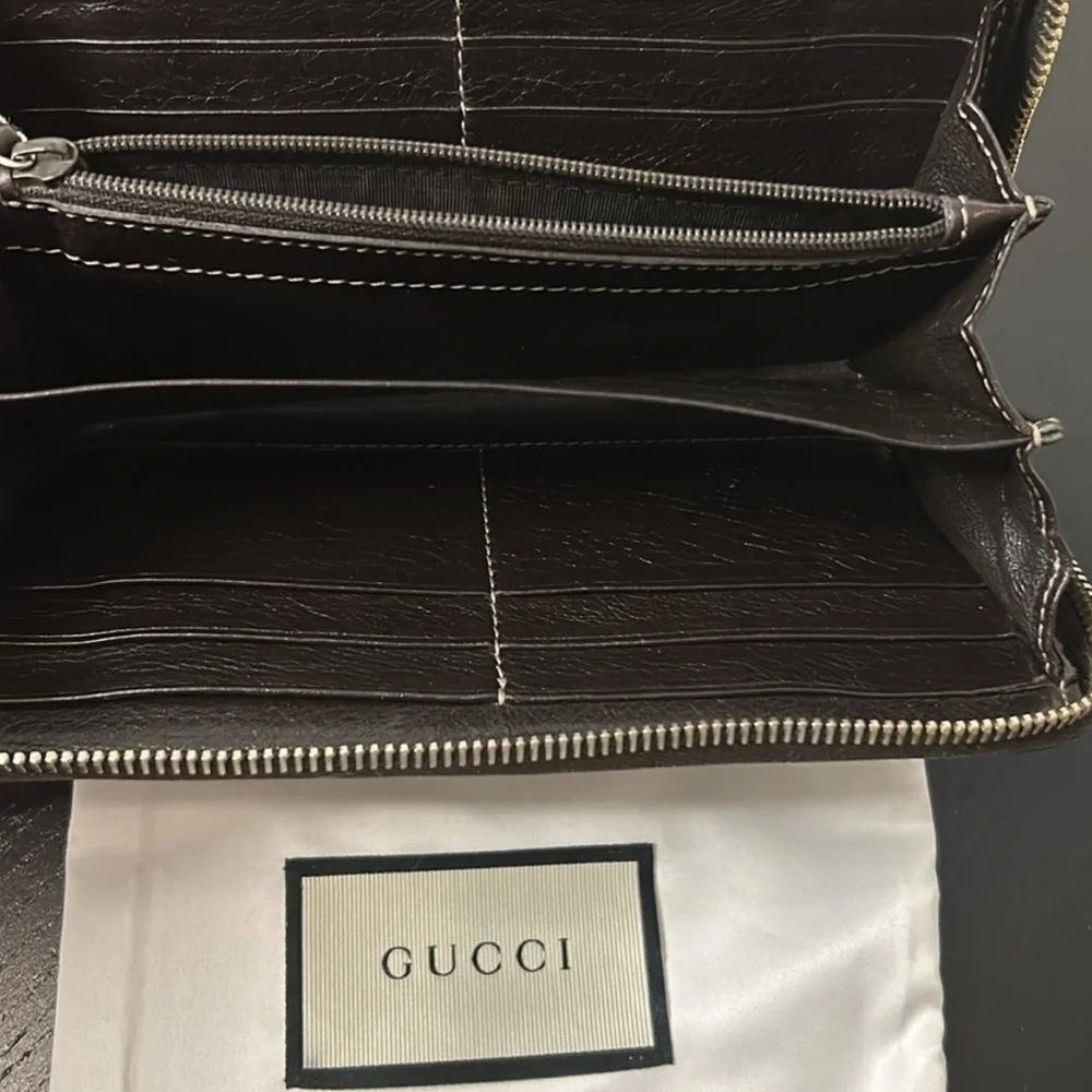Gucci Brown Leather Wallet